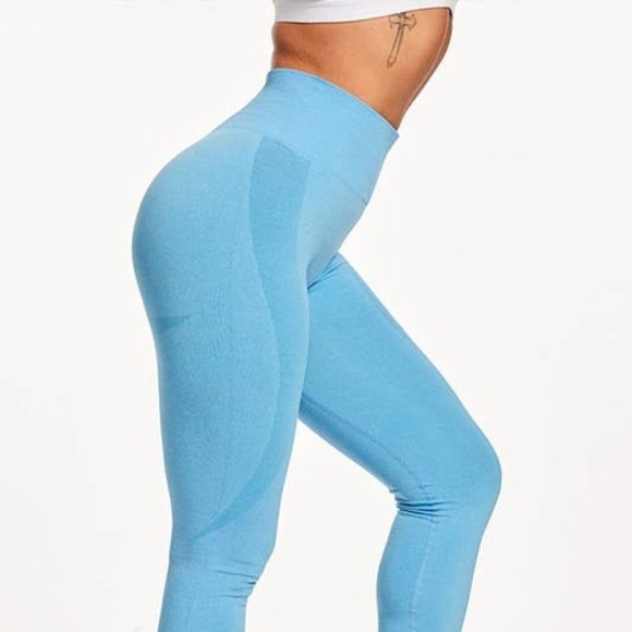 lily clothing Pants - Nwt Lily Clothes Comfy Workout Yoga Pants--Light Blue